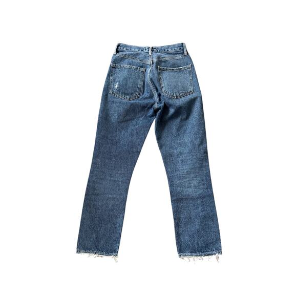 AGOLDE Riley High Rise Straight Crop Jean Frequency - Picture 3 of 10